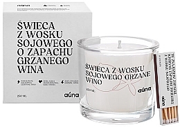 Ароматическая свеча "Глинтвейн" - Auna Soya Candle Mulled Wine — фото N1