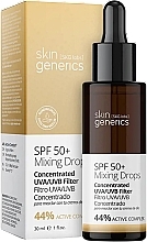 Парфумерія, косметика Сонцезахисна сироватка - Skin Generics Mixing Drops SPF 50 Concentrate UVA/UVB Filter