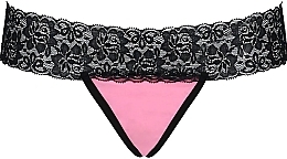 Труси-срінги жіночі "Kalypso", black/pink - Passion — фото N1