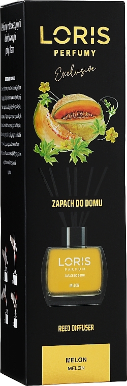 Аромадиффузор "Дыня" - Loris Parfum Reed Diffuser Melon — фото N1