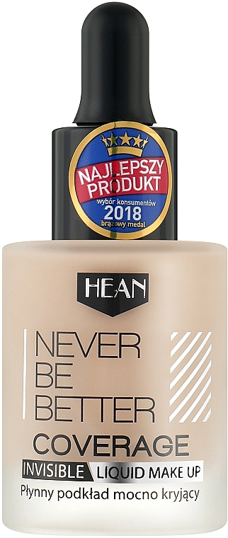 Тональная основа - Hean Never Be Better Coverage — фото N1