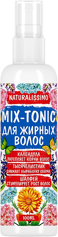 Микс-тоник для жирных волос - Naturalissimo Mix-Tonic — фото N1
