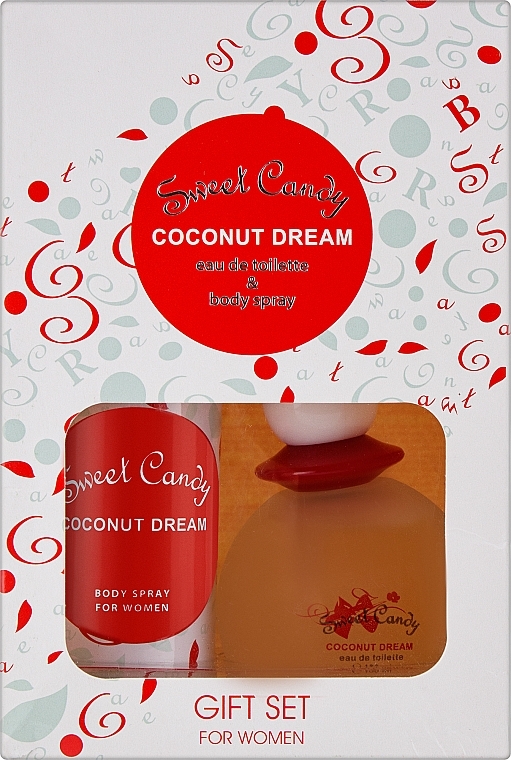 Набір - Jean Mark Sweet Candy Coconut Dream (edt/100ml + deod/150ml) — фото N1