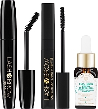 Набір - Lash Brow Good Morning Beautiful (eye/l/9ml + mascara/9ml + brow/oil/10ml + box) — фото N2