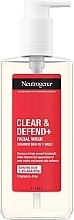 Парфумерія, косметика Засіб для вмивання - Neutrogena Clear & Defend+ Facial Wash