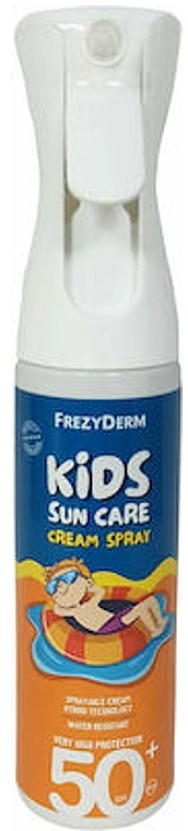 Солнцезащитный детский крем-спрей - Frezyderm Kids Sun Care Cream Spray Water Resistant SPF50+ — фото N1