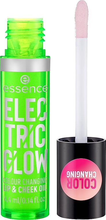 Essence Electric Glow Color Changing Lip & Cheek Oil - Essence Electric Glow Color Changing Lip & Cheek Oil — фото N2