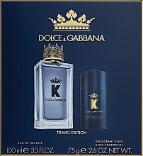 Dolce & Gabbana K by Dolce & Gabbana - Набор (edt/100ml + deo/stick/75ml) — фото N2