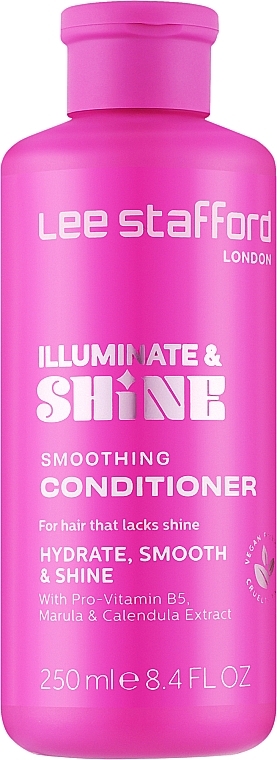 Розгладжуючий кондиціонер для волосся - Lee Stafford Illuminate & Shine Smoothing Conditioner — фото N1