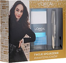 Духи, Парфюмерия, косметика Набор - L'Oreal Paris (mascara/10.7ml + mic/water/125ml)