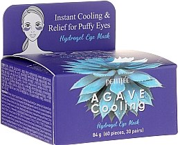 Гідрогелеві охолоджувальні патчі для очей з екстрактом агави - Petitfee Agave Cooling Hydrogel Eye Mask — фото N5