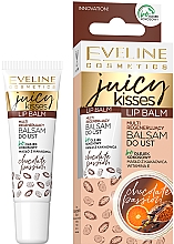 Бальзам для губ "Шоколадна пристрасть" - Eveline Cosmetics Juicy Kisses Chocolate Passion Lip Balm — фото N1