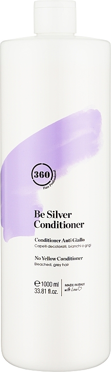 Кондиционер для волос антижелтый "Серебристый блонд" - 360 Be Silver Conditioner