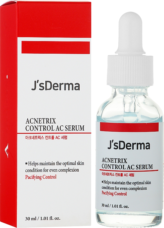 Сироватка для проблемної шкіри обличчя - J'sDerma Acnetrix Control AC Serum — фото N2