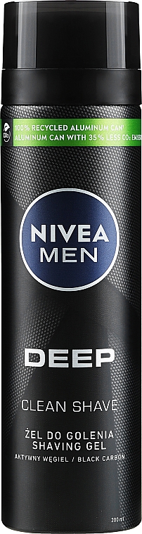 Гель для бритья - NIVEA MEN Deep Clean Shaving Gel — фото N1