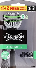 Парфумерія, косметика Бритва - Wilkinson Sword Xtreme3 Black Edition 6x