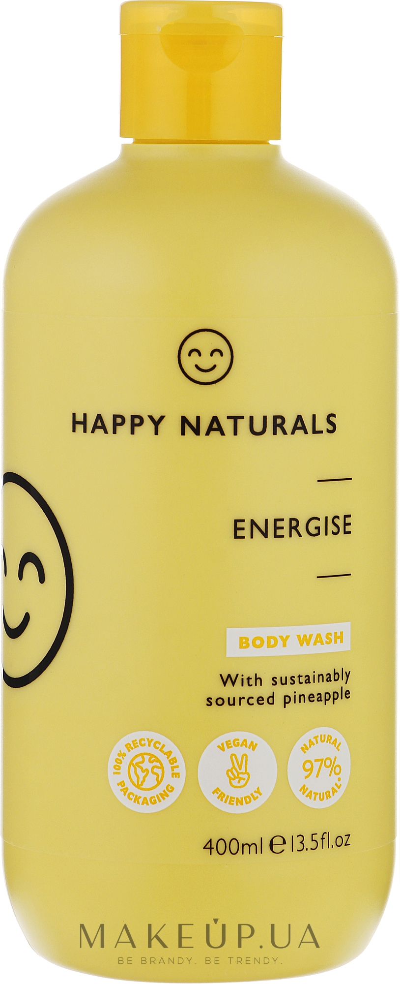 Гель для душу «Відновлення» - Happy Naturals Reset Body Wash — фото 400ml