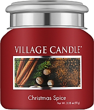 Ароматическая свеча в банке - Village Candle Christmas Spice — фото N1