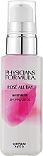 Парфумерія, косметика УЦІНКА Зволожувальний крем для обличчя - Physicians Formula Rosé All Day Moisturizer SPF 30 *