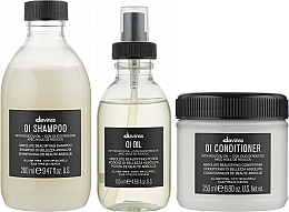 Парфумерія, косметика Набір - Davines OI Dusty Ghosts Box (shm/280ml + cond/250ml + oil/135ml)