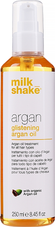 Арганієва олія для глибокого відновлення і блиску волосся - Milk_Shake Argan Glistening Argan Oil — фото N6