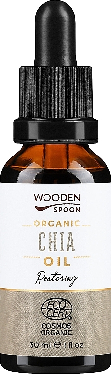 Олія насіння чіа - Wooden Spoon Organic Chia Oil — фото N1
