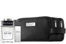 Духи, Парфюмерия, косметика Bvlgari Man - Набор (edt/100ml + edt/15ml + pouch)