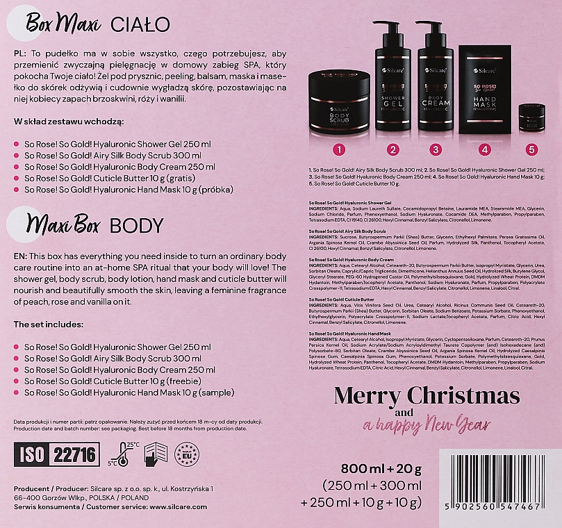 Набір, 5 продуктів - Silcare Christmas Box Maxi — фото N3