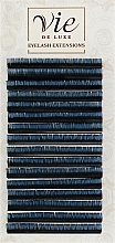 Ресницы в ленте черно-синие C 0,07/10 - Vie de Luxe — фото N1