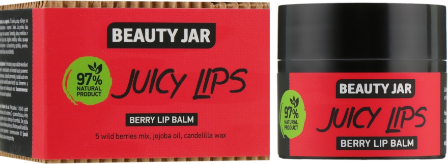 Ягодный бальзам для губ «Juicy Lips» - Beauty Jar Berry Lip Balm