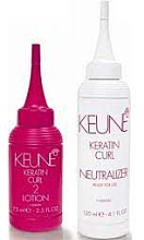Духи, Парфюмерия, косметика Кератиновый лосьон для волос - Keune Keratin Curl Lotion 2 + Neutralizer