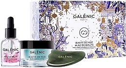 Духи, Парфюмерия, косметика Набор - Galenic Beaute De Nuit (gel/50ml + elixir/30ml + gua/sha/scraper/1p)