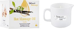Парфумерія, косметика Відновлювальна масажна свічка-олія "Ваніль" - Sibel Massage Candle