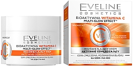Активно омолоджувальний крем ""Біоактивний вітамін С" для вирівнювання кольору обличчя - Eveline Cosmetics Bioactive Vitamin C Brightening Cream — фото N1