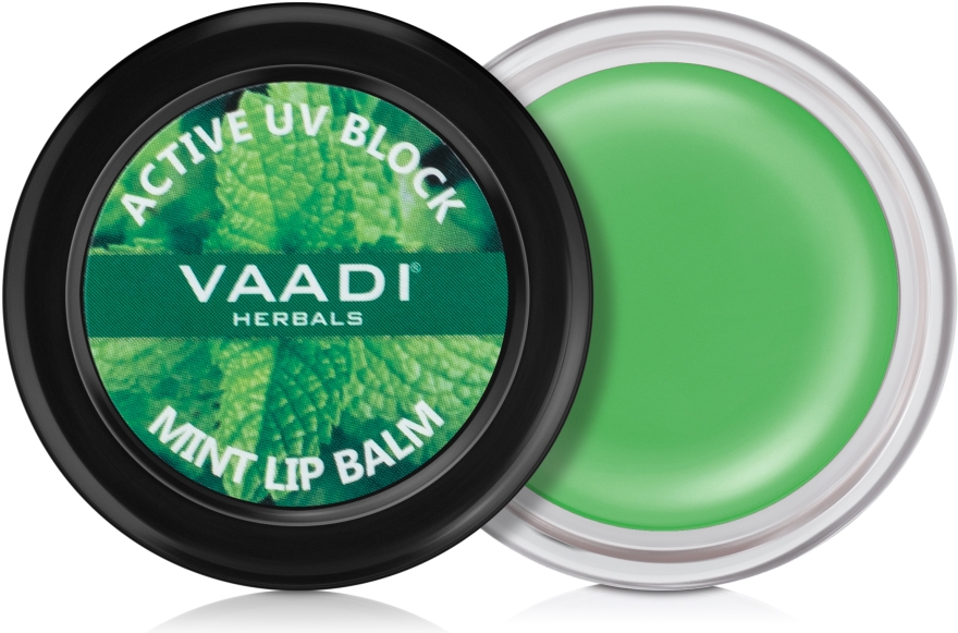 Бальзам для губ с мятой - Vaadi Herbals Mint lip Balm — фото N1