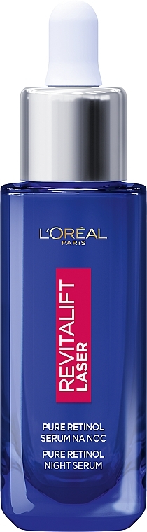Нічна сироватка проти зморщок - L'Oreal Paris Revitalift Laser Pure Retinol Night Serum
