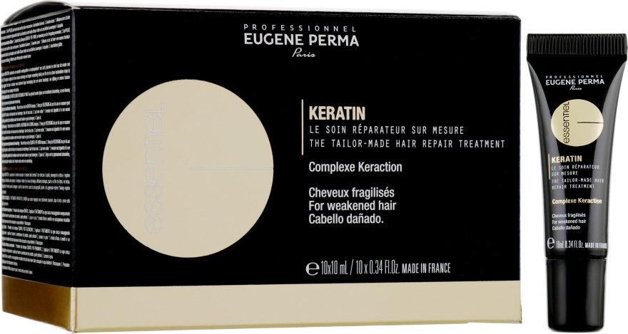 Відновлювальний догляд  для пошкодженого волосся - Eugene Perma Essentiel Keratine Booater Complexe Keraxtion — фото N1