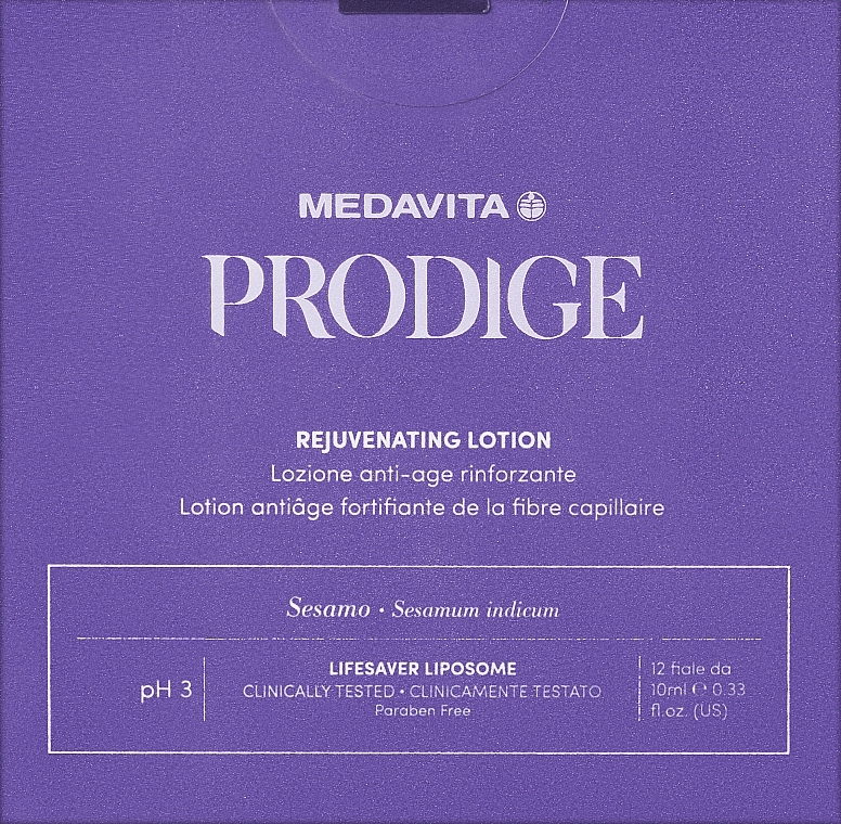 Лосьйон для волосся - Medavita Prodige Rejuvenating Lotion — фото N2