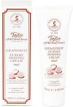 Духи, Парфюмерия, косметика Крем для бритья "Грейпфрут" - Taylor of Old Bond Street Grapefruit Luxury Shaving Cream (в тубе)