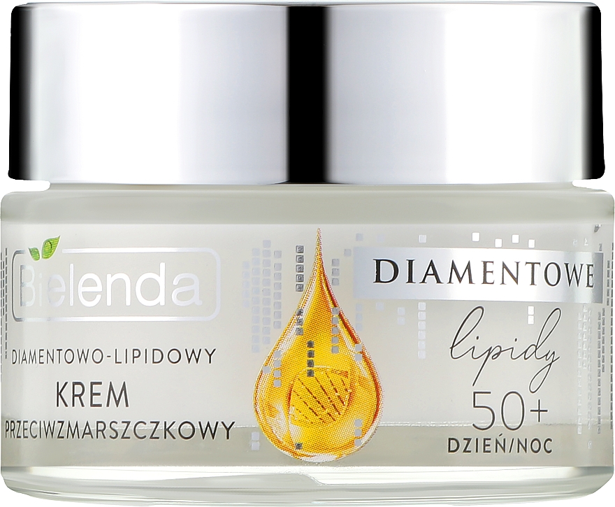 Крем для обличчя проти зморщок - Bielenda Diamond Lipids 50+ — фото N1