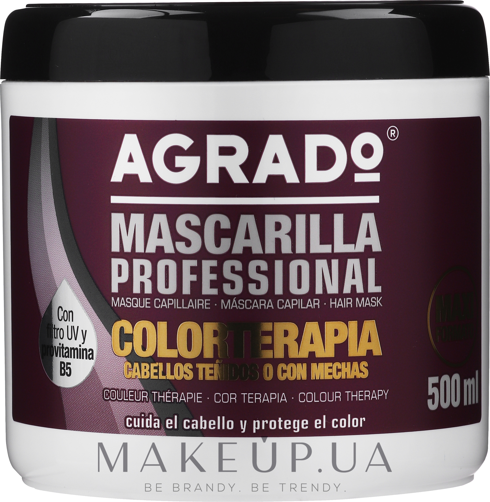 Маска для фарбування волосся - Agrado Colour Therapy Hair Mask — фото 500ml