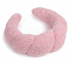 Обруч об'ємний для б'юті-рутини, рожевий "Easy Spa" - Makeup Spa Headband Face Washing Pink — фото N1