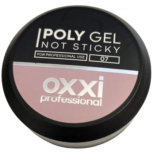 Полигель для наращивания ногтей - Oxxi Professional Poly Gel Not Sticky — фото 07