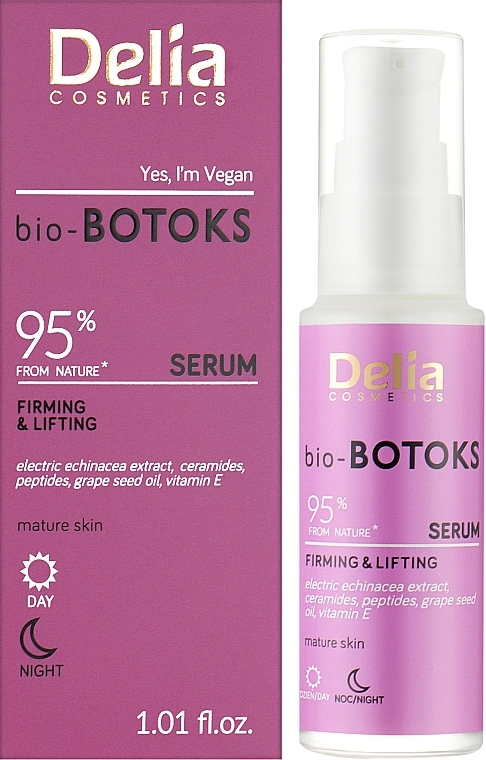 УЦЕНКА Укрепляющая и подтягивающая биосыворотка для лица - Delia bio-BOTOKS Firming & Lifting Serum * — фото N2