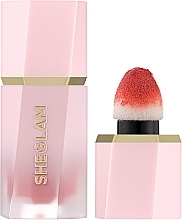 Духи, Парфюмерия, косметика Кремовые румяна с шимером - Sheglam Color Bloom Dayglow Liquid Blush Shimmer Finish