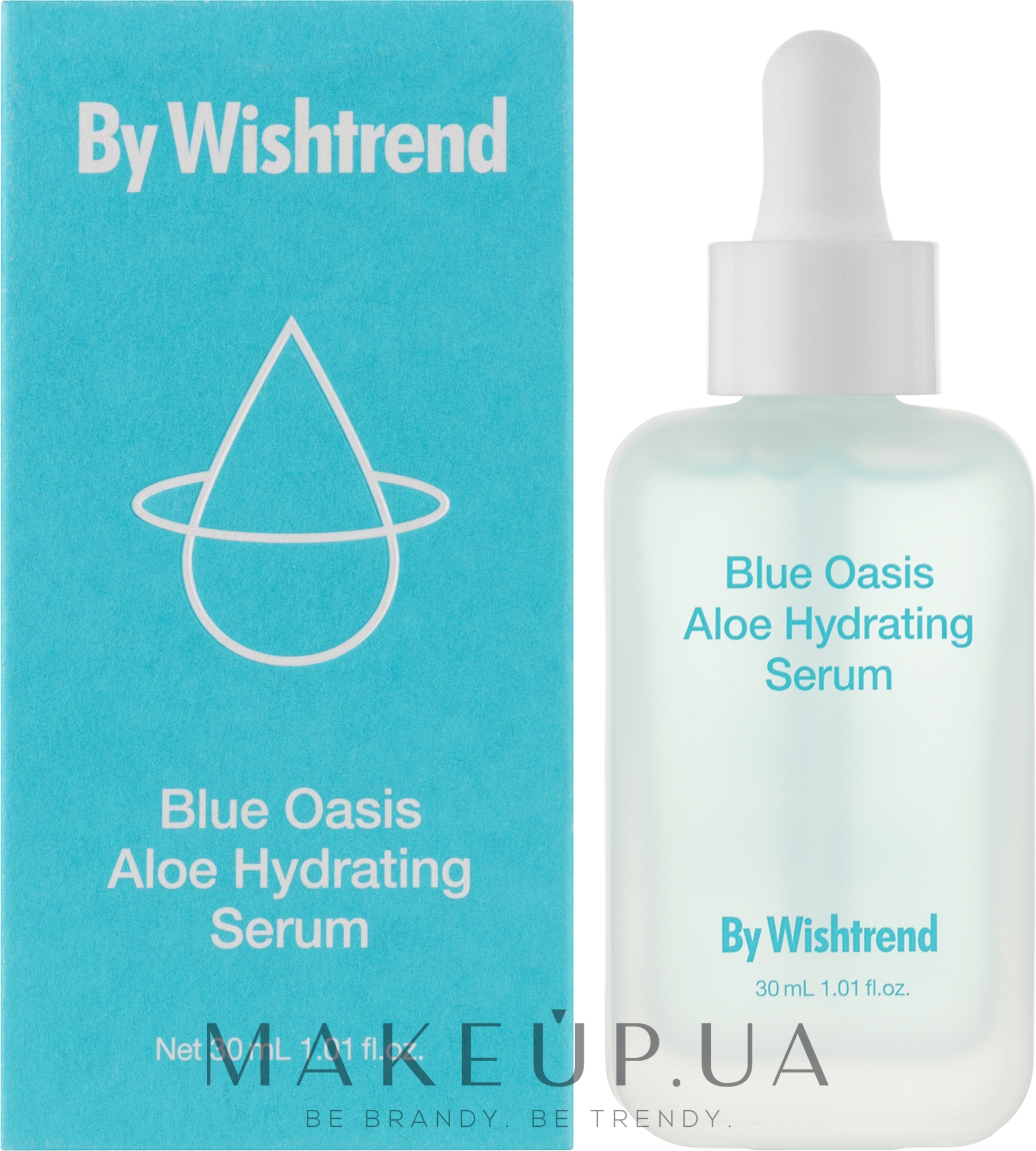 Зволожуюча сироватка з екстрактом алоє - By Wishtrend Blue Oasis Aloe Hydrating Serum — фото 30ml