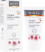 Живильний крем для обличчя з трояндою - Nikel Nourishing Cream with Rose — фото N1
