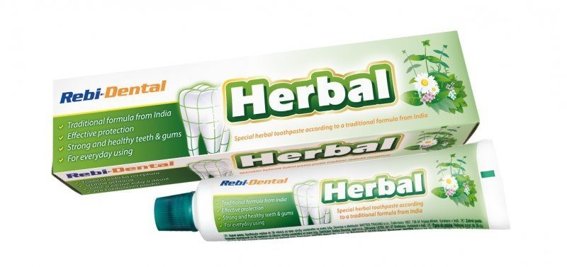 Зубна паста з травами - Mattes Rebi-Dental Herbal Toothpaste — фото N1