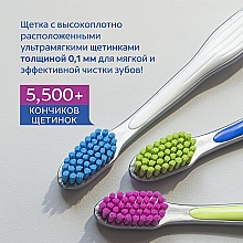 Ультрамягкая зубная щетка для эффективной чистки зубов, фиолетовая - Colgate — фото N10