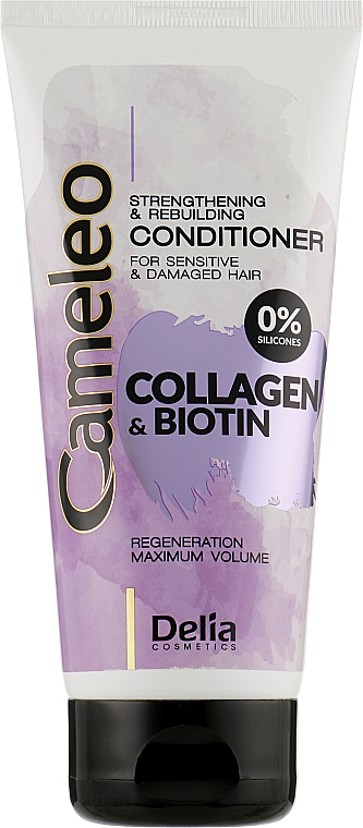 Кондиционер для волос - Delia Cosmetics Cameleo Collagen And Biotin Conditioner — фото N1
